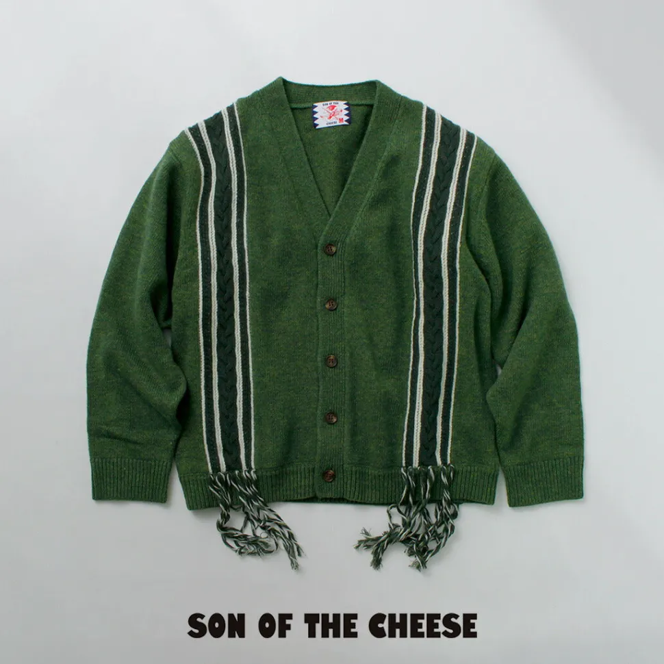 SON OF THE CHEESE / Fringe Knit Cardigan