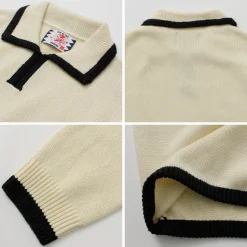 SON OF THE CHEESE / Line Polo Knit