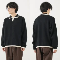 SON OF THE CHEESE / Line Polo Knit