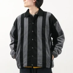 SON OF THE CHEESE / Striped Corduroy Jacket