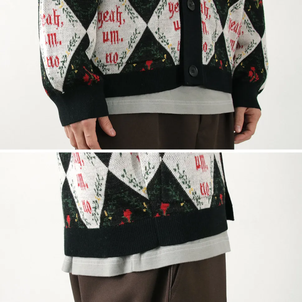 SON OF THE CHEESE / Yeah um no knit cardigan