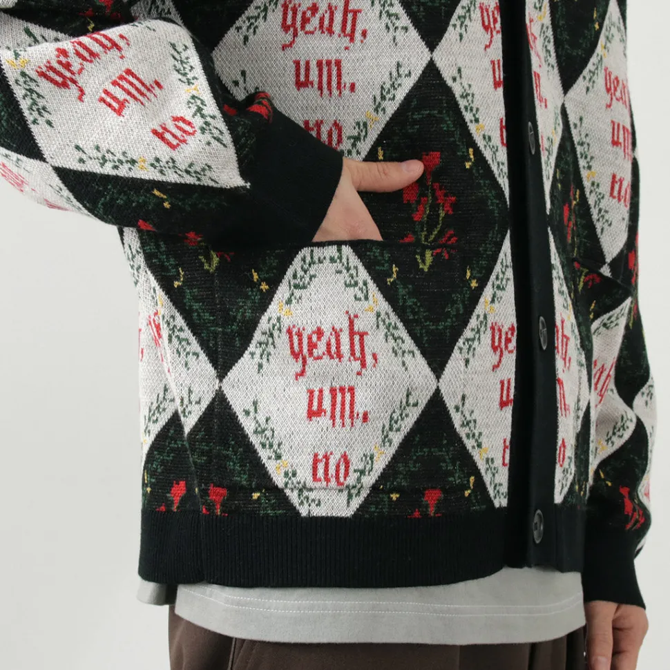 SON OF THE CHEESE / Yeah um no knit cardigan