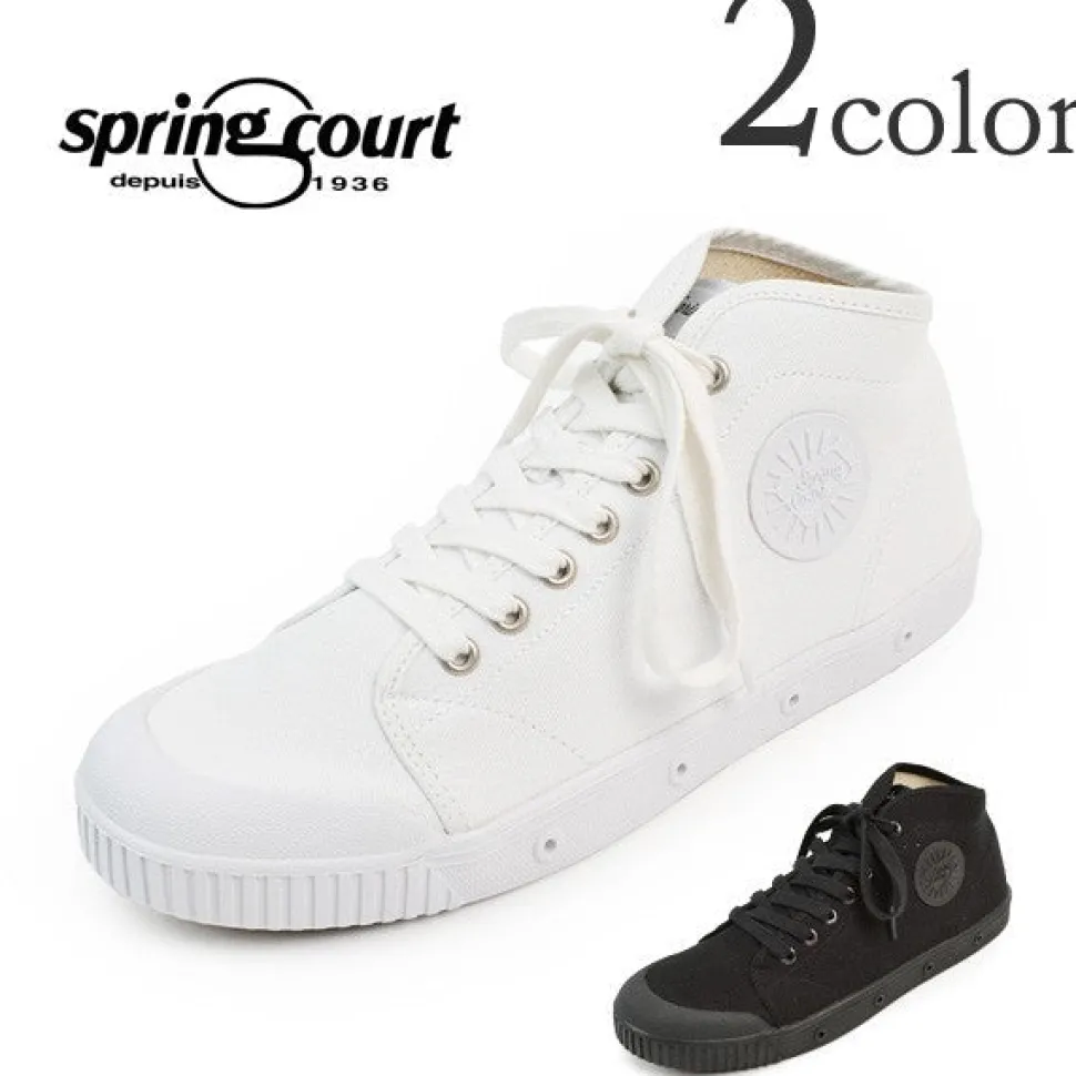 SPRING COURT / B2 Mid Cut Canvas Sneakers