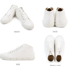 SPRING COURT / B2 Mid Cut Leather Sneakers