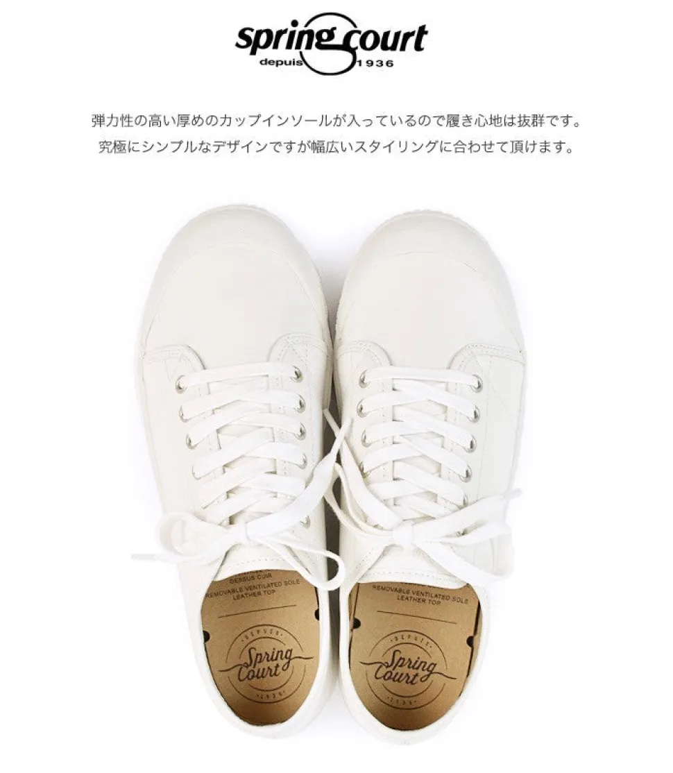 SPRING COURT / G2 Low Cut Leather Sneakers