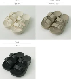 TELIC / Double Buckle 2 Recovery W Buckle Sandal