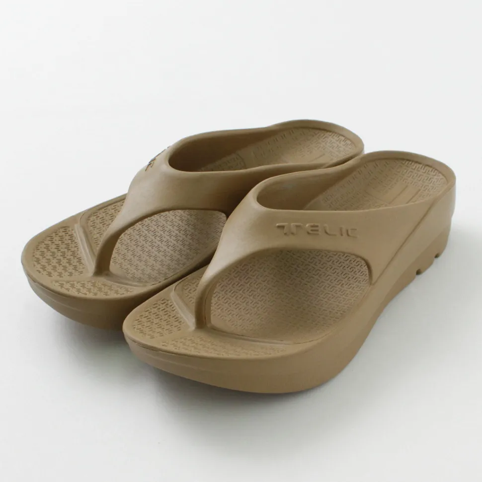 TELIC / Double Flip Flop Recovery Platform Sandals