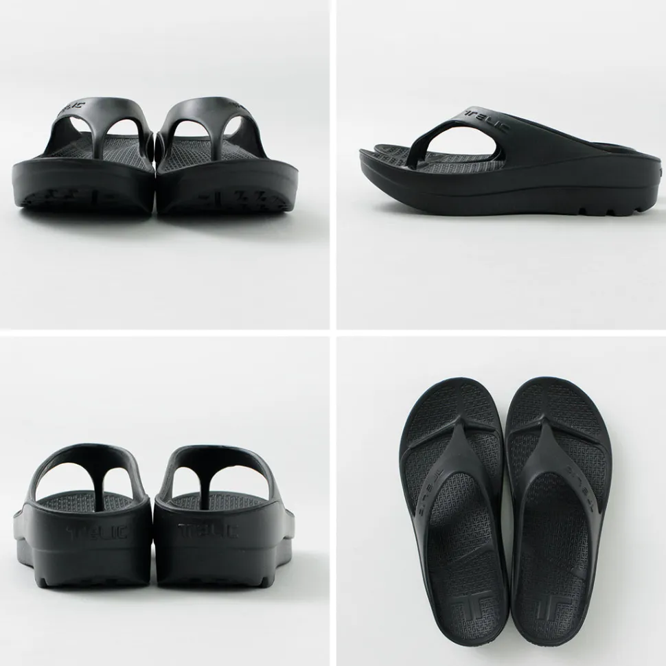 TELIC / Double Flip Flop Recovery Platform Sandals