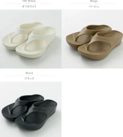 TELIC / Double Flip Flop Recovery Platform Sandals