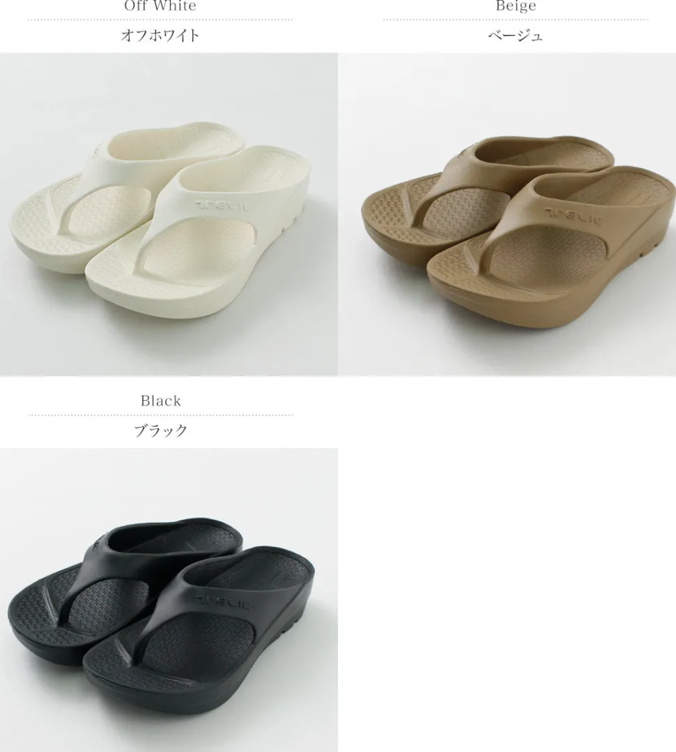TELIC / Double Flip Flop Recovery Platform Sandals
