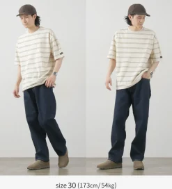 THE BLUEST OVERALLS / Big Silhouette Denim Pants