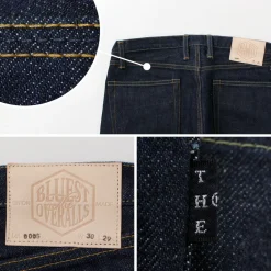 THE BLUEST OVERALLS / Big Silhouette Denim Pants