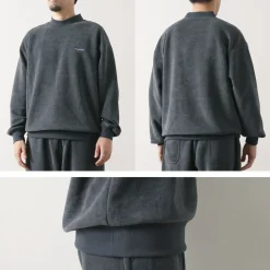 THOUSAND MILE / Knit Fleece Mock & Long Pants Setup