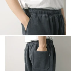 THOUSAND MILE / Knit Fleece Mock & Long Pants Setup