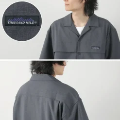 THOUSAND MILE / Short Sleeve Open Collar Shirt