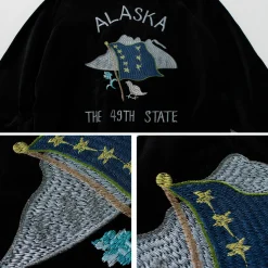 THRIFTY LOOK / Reversible Souvenir Alaska Jacket