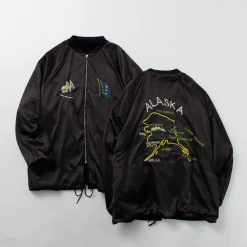 THRIFTY LOOK / Reversible Souvenir Alaska Jacket