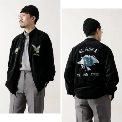 THRIFTY LOOK / Reversible Souvenir Alaska Jacket