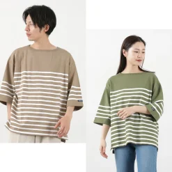 TIEASY / HDCS Big Katanuki Boat Neck T-Shirt