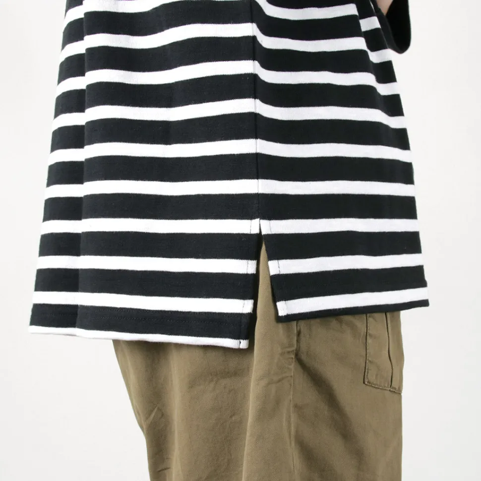 TIEASY / HDCS Big Katanuki Boat Neck T-Shirt