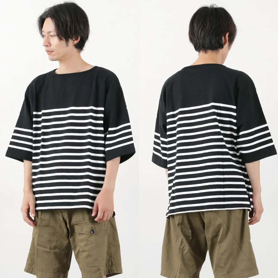 TIEASY / HDCS Big Katanuki Boat Neck T-Shirt