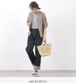 TIEASY / HDCS Boatneck Short Sleeve Striped Basque Shirt