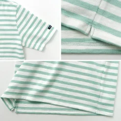TIEASY / HDCS Boatneck Short Sleeve Striped Basque Shirt