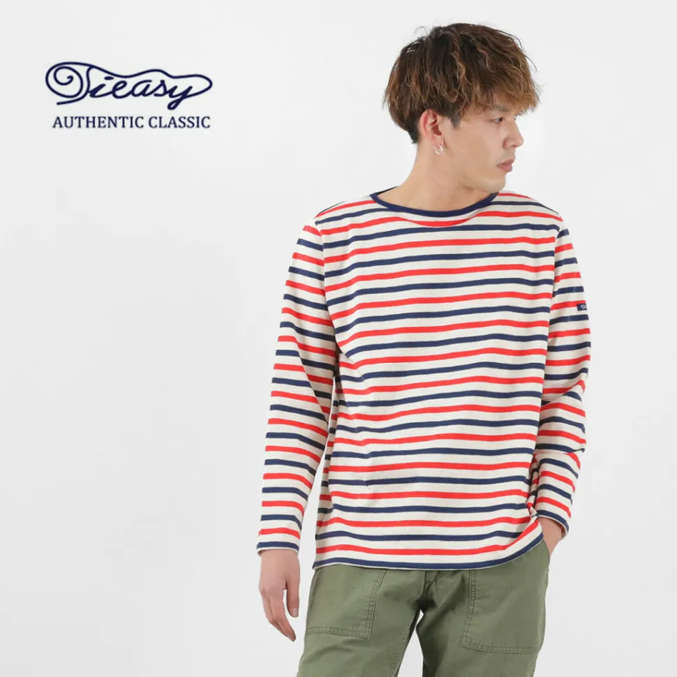 TIEASY / HDCS Boatneck Striped Basque Shirt