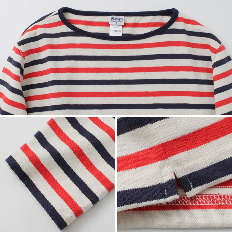 TIEASY / HDCS Boatneck Striped Basque Shirt