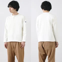 TIEASY / HDCS Henry neck long sleeve T-shirt