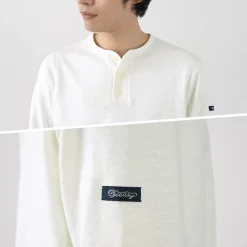 TIEASY / HDCS Henry neck long sleeve T-shirt