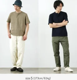 TIEASY / HDCS Henry Neck Short Sleeve T-Shirt