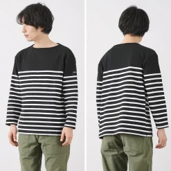 TIEASY / HDCS Katanuki striped basque shirt