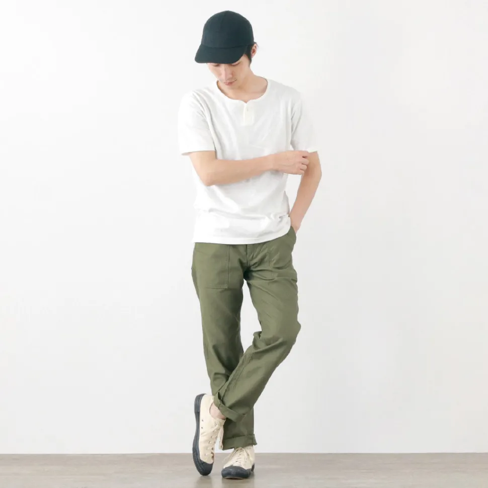 TIEASY / Summer Knits Henley Short Sleeve T-shirt