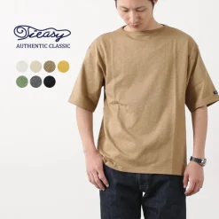 TIEASY / TE001SS HDCS Light Big Boat Neck T-Shirt