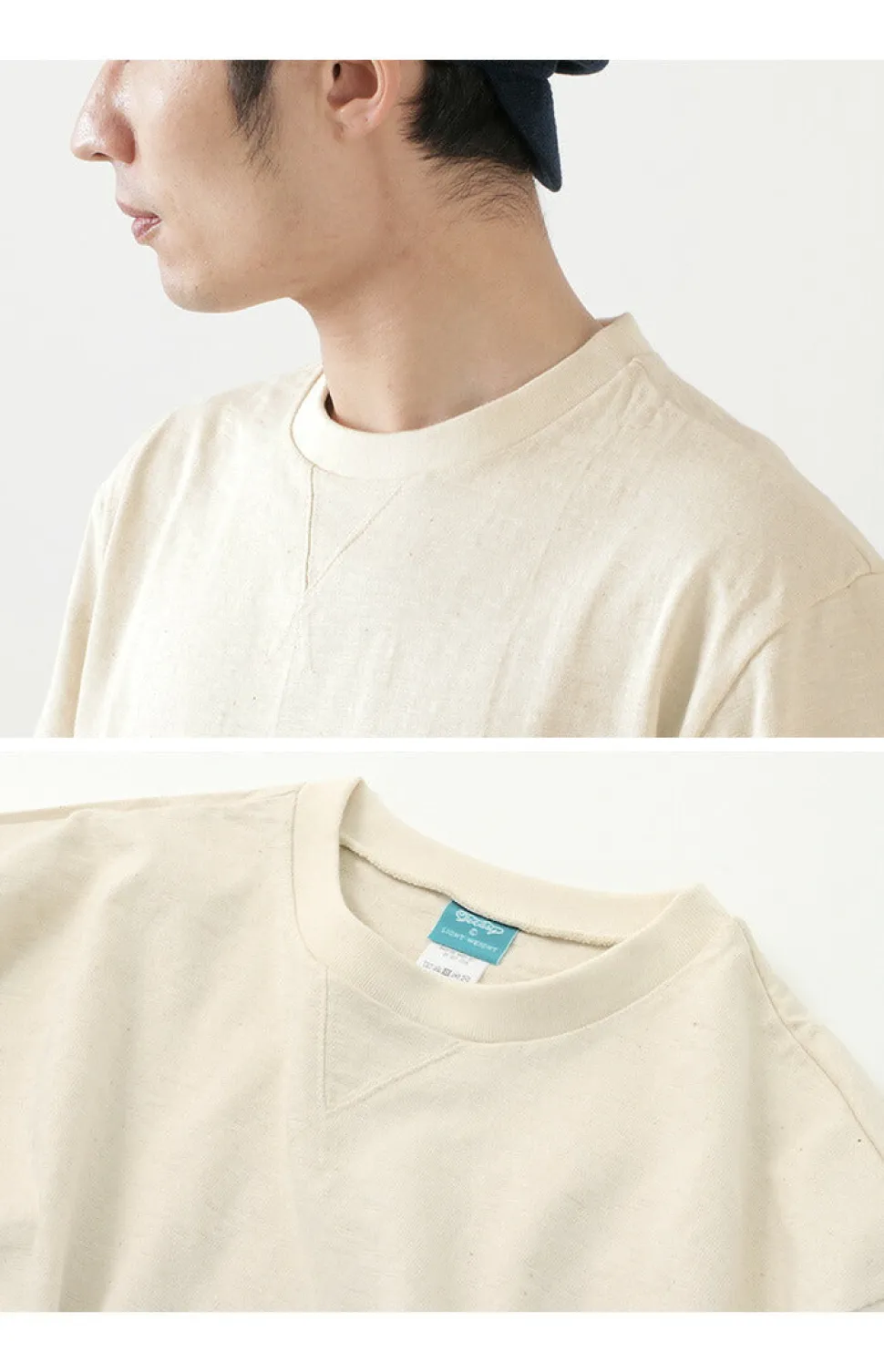 TIEASY / TE001SS HDCS Light Gusseted Crew T-Shirt