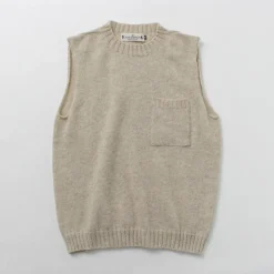 TOM SIMPSON / Crew Neck Pocket Knit Vest