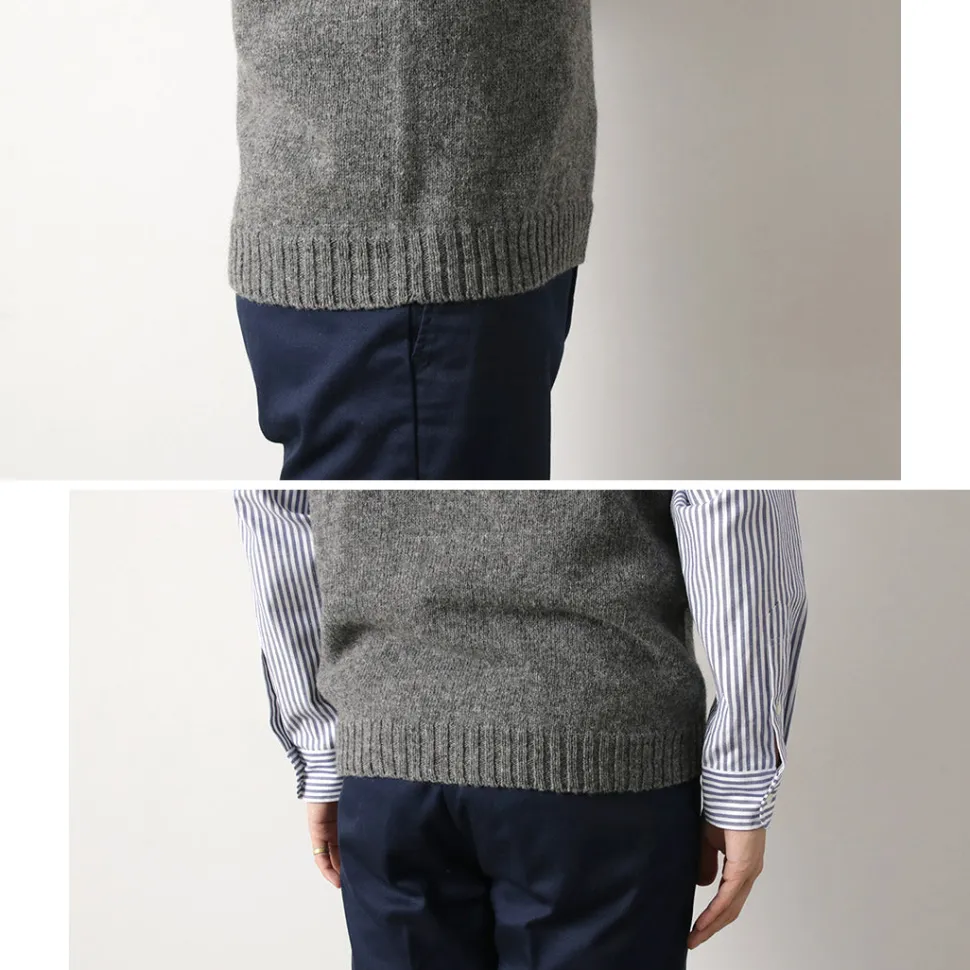 TOM SIMPSON / Crew Neck Pocket Knit Vest