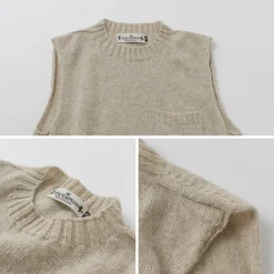 TOM SIMPSON / Crew Neck Pocket Knit Vest