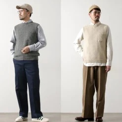 TOM SIMPSON / Crew Neck Pocket Knit Vest