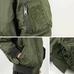 TOP KHAKI / MA-1 Nylon Flight Jacket