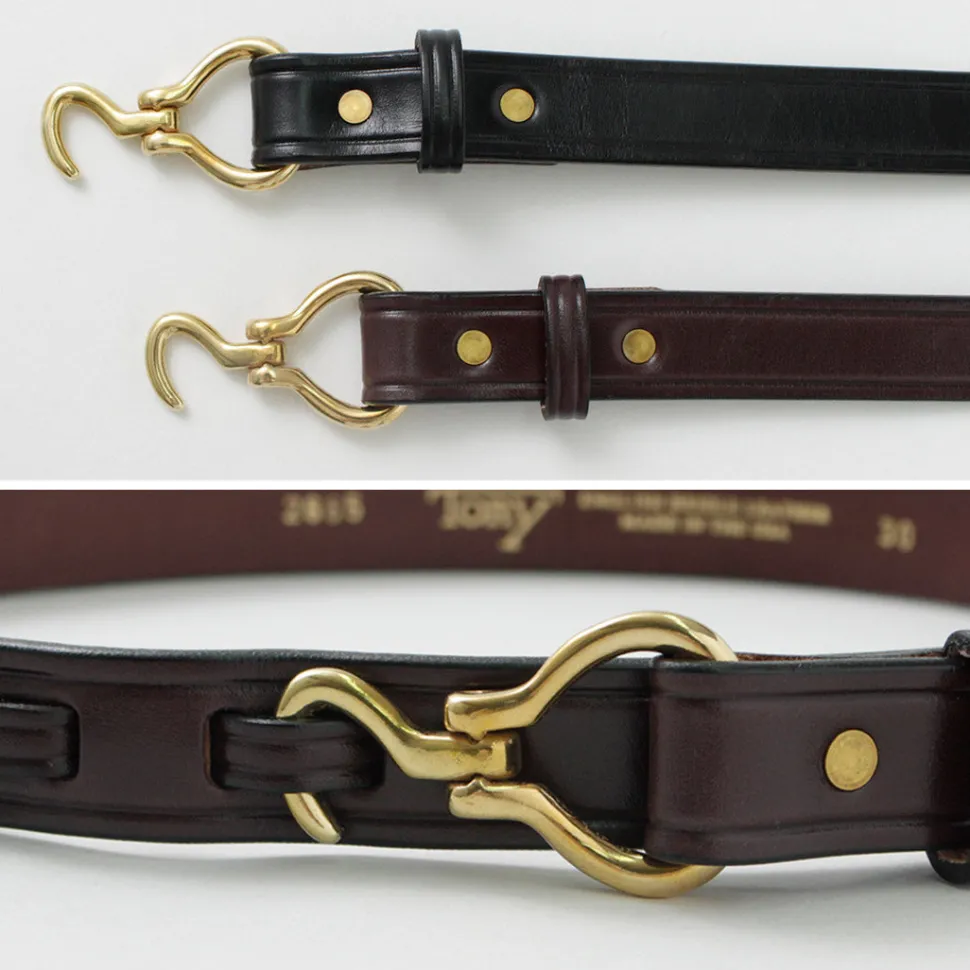 TORY LEATHER / 1-inch Bridle Leather Mini Hoof Pick Belt