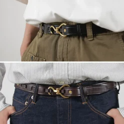 TORY LEATHER / 1-inch Bridle Leather Mini Hoof Pick Belt