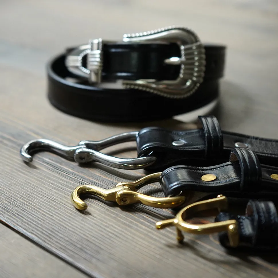 TORY LEATHER / 1-inch Bridle Leather Mini Hoof Pick Belt