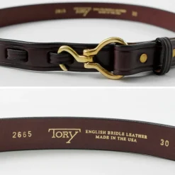 TORY LEATHER / 1-inch Bridle Leather Mini Hoof Pick Belt