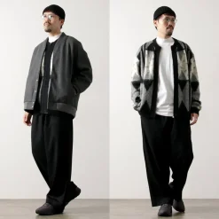 TOWN CRAFT / Vintage Jacquard Zip Cardigan