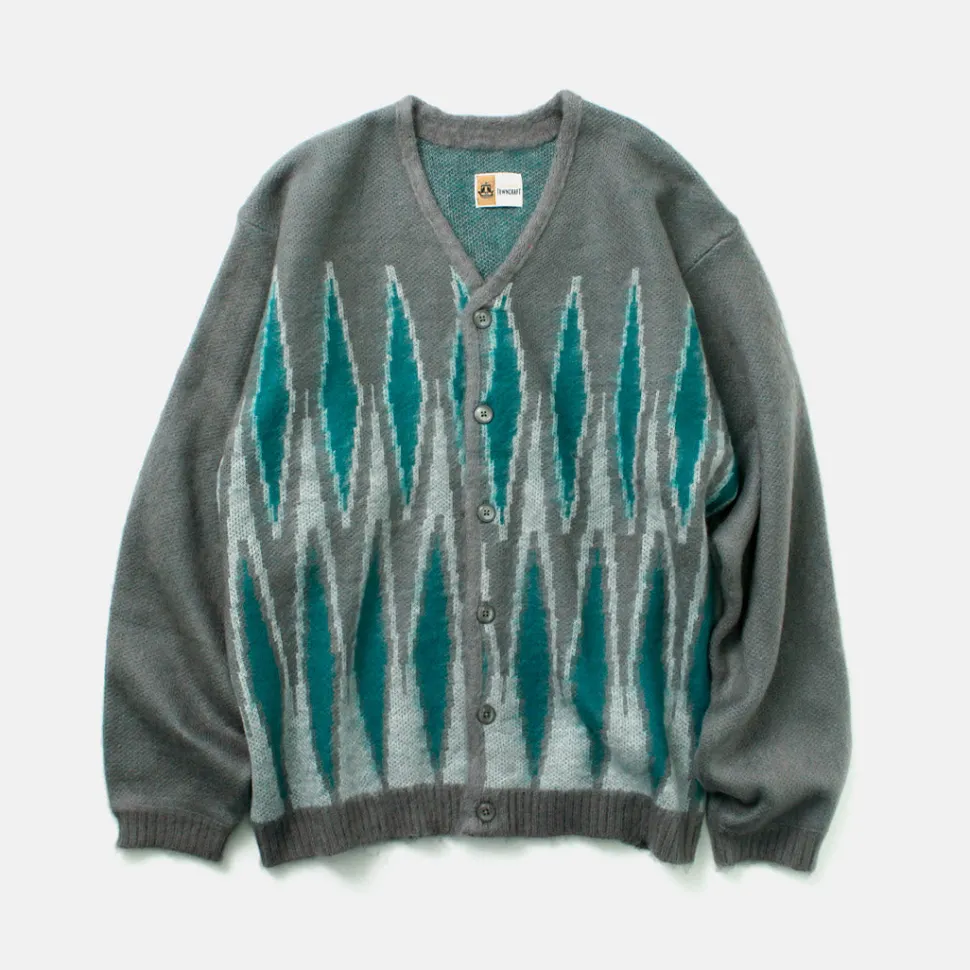 TOWN CRAFT / Vintage Pattern Shaggy Cardigan