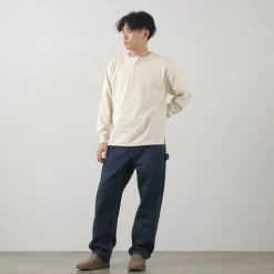 TOWN TOPIC / Ankle Henley L/S Tee