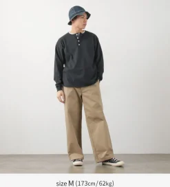 TOWN TOPIC / Ankle Henley L/S Tee