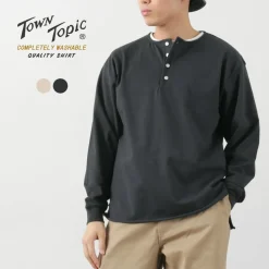 TOWN TOPIC / Ankle Henley L/S Tee